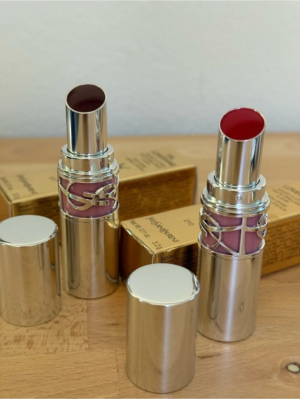 YSL Lipstick Bundle Lot of 2 Loveshine 210 + Loveshine 207